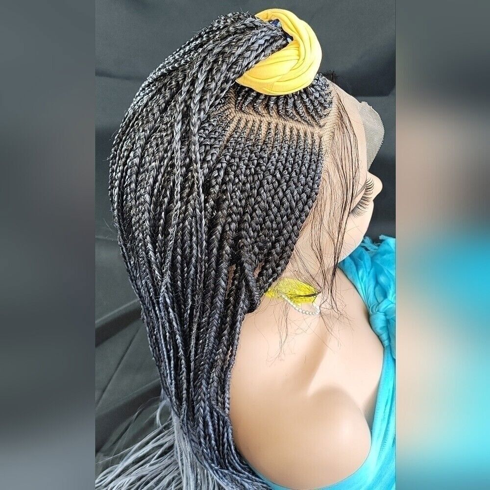 Braided wig 100% handmade, ombre wig, NWT exotic colors absolutely gorgeous - Picture 13 of 15